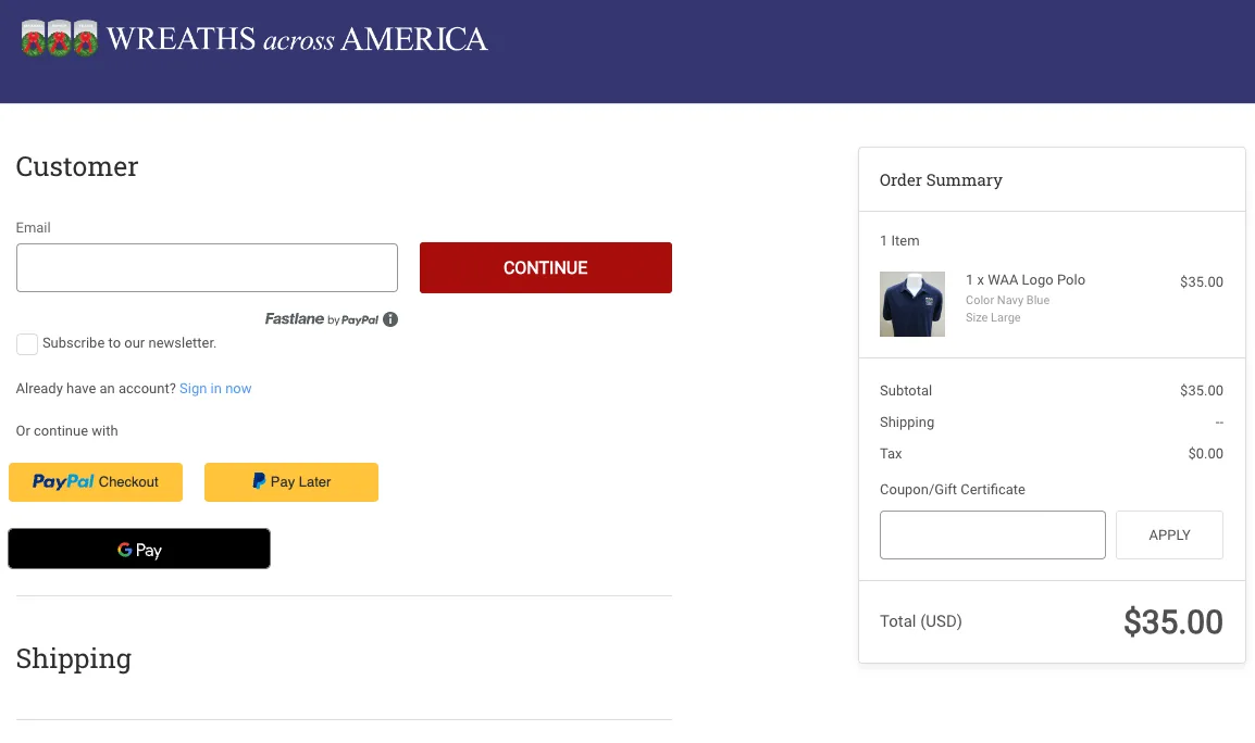wreaths-across-america-ecommerce-checkout